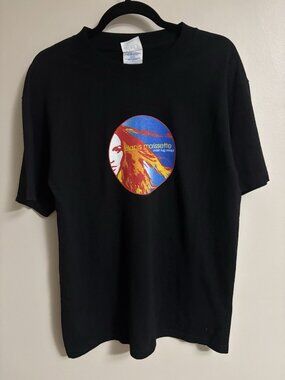 Vintage Alanis Morissette Under Rug Swept Tour 2002 T Shirt Size Medium Band Vtg